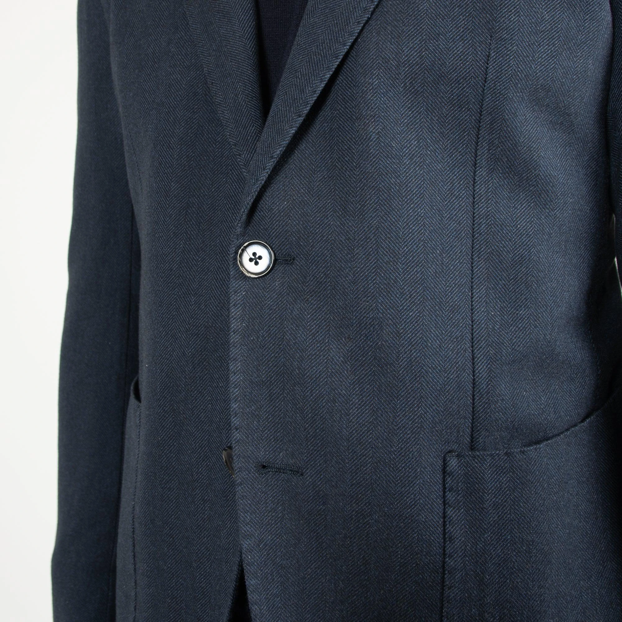 L.B.M.1911 JACK REG HERRINGBONE BLAZER NAVY 6 L.B.M.1911 JACK REG HERRINGBONE BLAZER NAVY - Bild 4