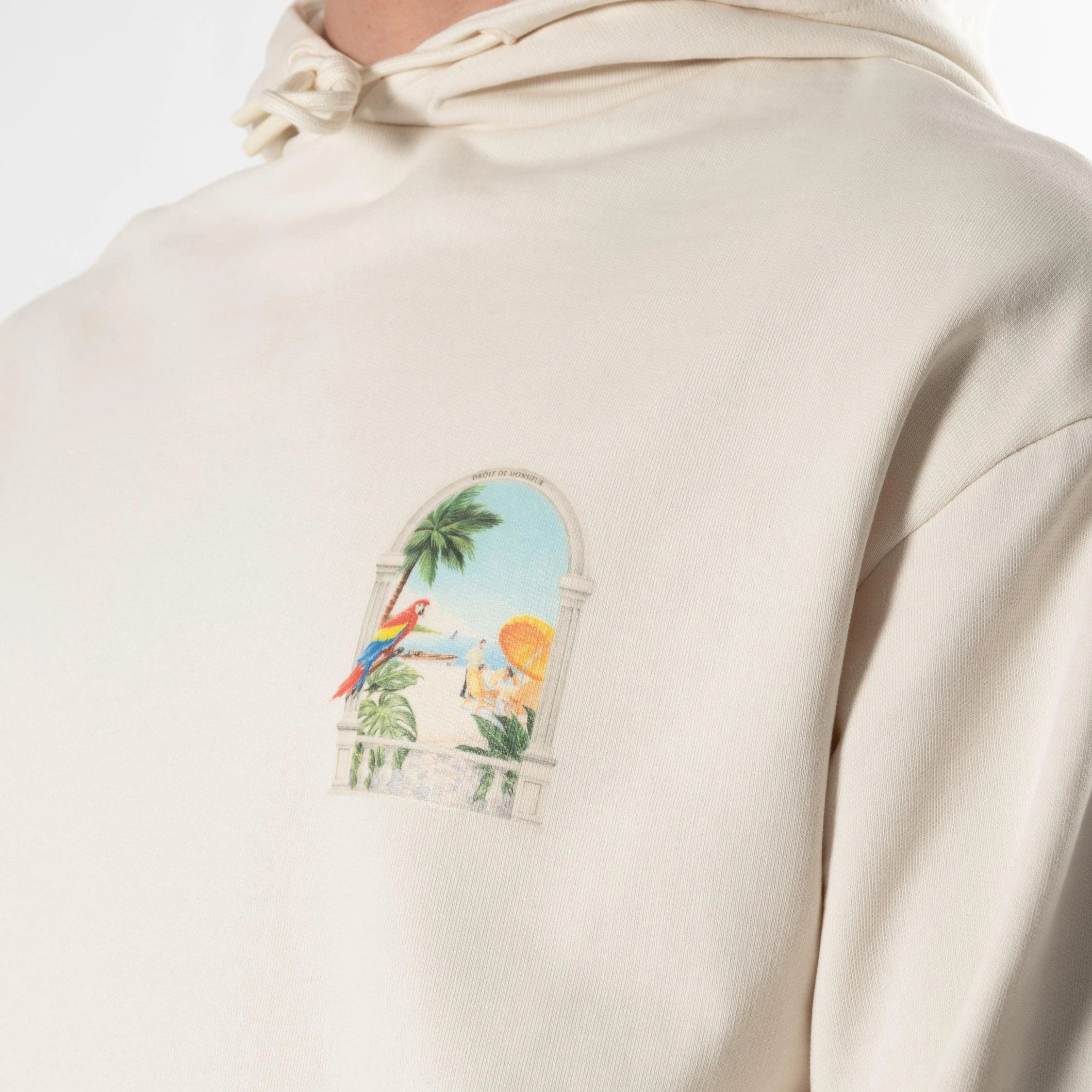 Drole De Monsieur LE HOODIE PERROQUET CREAM 5 Drole De Monsieur LE HOODIE PERROQUET CREAM - Bild 3
