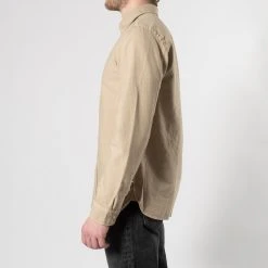 XACUS LEGACY COTTON SHIRT KHAKI -jupiter shop LEGACY COTTON SHIRT KHAKI SKJORTA XACUS Jupiter Kungsgatan Norrlandsgatan Stockholm 3