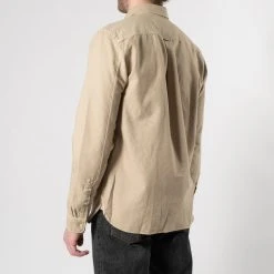 XACUS LEGACY COTTON SHIRT KHAKI -jupiter shop LEGACY COTTON SHIRT KHAKI SKJORTA XACUS Jupiter Kungsgatan Norrlandsgatan Stockholm 4