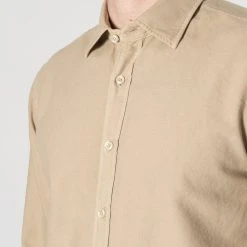 XACUS LEGACY COTTON SHIRT KHAKI -jupiter shop LEGACY COTTON SHIRT KHAKI SKJORTA XACUS Jupiter Kungsgatan Norrlandsgatan Stockholm 6