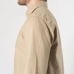 XACUS LEGACY COTTON SHIRT KHAKI -jupiter shop LEGACY COTTON SHIRT KHAKI SKJORTA XACUS Jupiter Kungsgatan Norrlandsgatan Stockholm 7