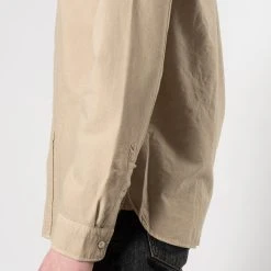 XACUS LEGACY COTTON SHIRT KHAKI -jupiter shop LEGACY COTTON SHIRT KHAKI SKJORTA XACUS Jupiter Kungsgatan Norrlandsgatan Stockholm 8