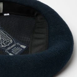 Câbleami LINEN KNIT BERET NAVY