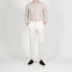 XACUS LINEN TINTO CAPO "OLD" SHIRT SAND -jupiter shop LINEN TINTO CAPO OLD SHIRT SAND SKJORTA XACUS Jupiter Kungsgatan Norrlandsgatan Stockholm 8