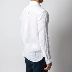 XACUS LUXURY LINEN SHIRT WHITE -jupiter shop LINNESKJORTAXACUS 1