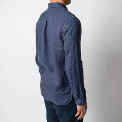 XACUS LUXURY LINEN SHIRT NAVY -jupiter shop LINNESKJORTAXACUS 1 031b2119 4c00 4197 afdc 52ff1eeb1859