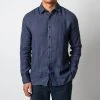 XACUS LUXURY LINEN SHIRT NAVY -jupiter shop LINNESKJORTAXACUS 3 6121d237 5794 4c53 8fcd 4b105002aa78
