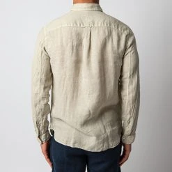 XACUS LUXURY LINEN SHIRT KHAKI -jupiter shop LINNESKJORTAXACUS 6 28cc5b8b 3558 4e60 960d eb62f49edd1b