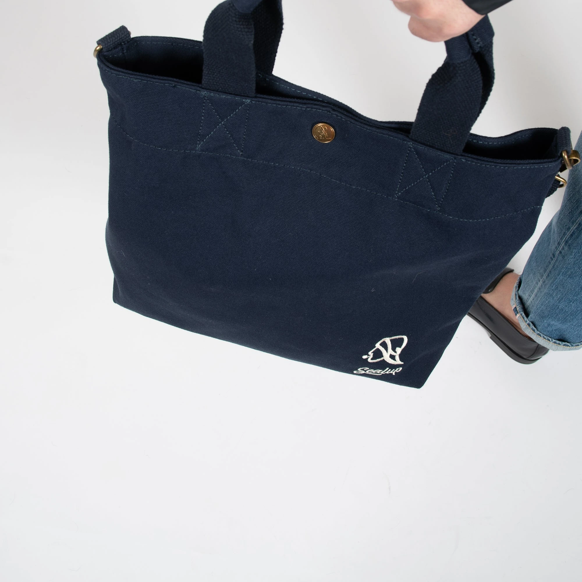 Sealup LUXURY CANVAS TOTEBAG NAVY 6 Sealup LUXURY CANVAS TOTEBAG NAVY - Bild 4