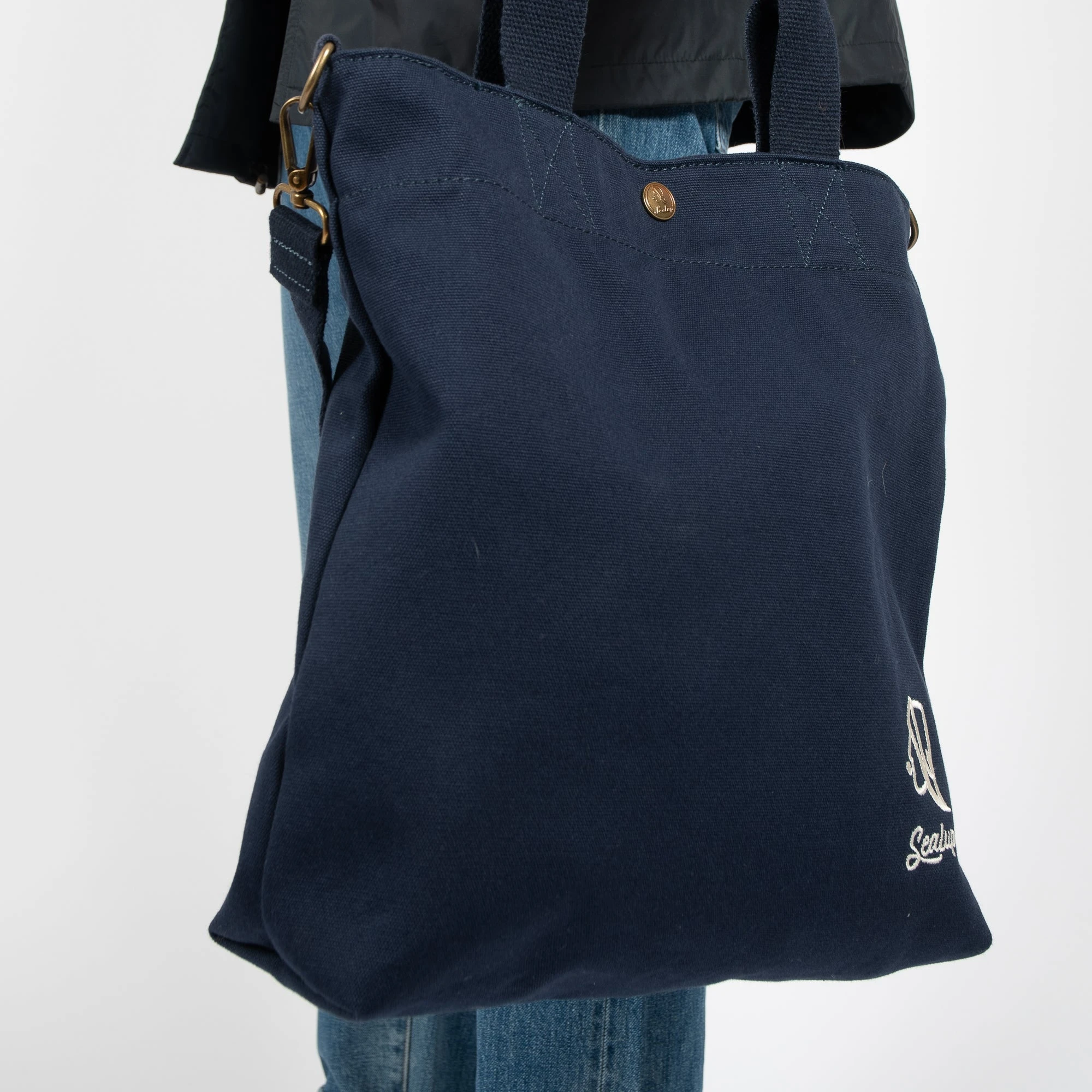 Sealup LUXURY CANVAS TOTEBAG NAVY 3 Sealup LUXURY CANVAS TOTEBAG NAVY