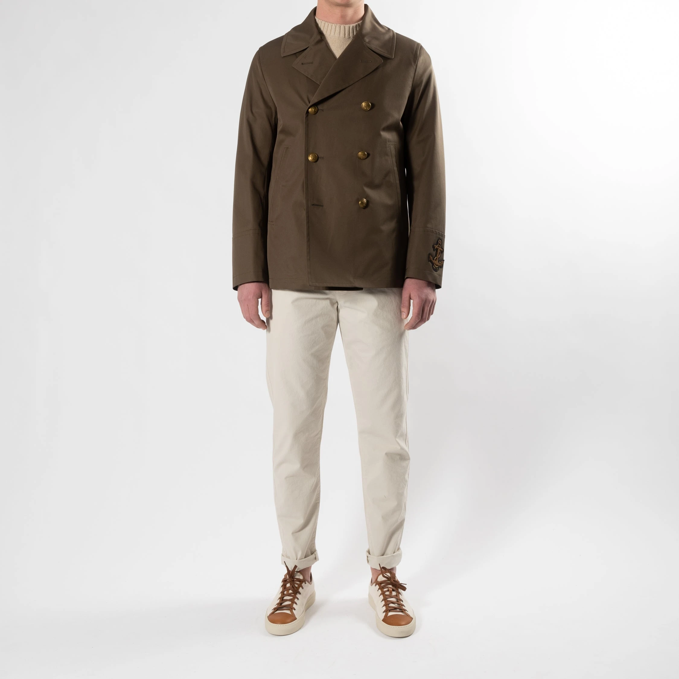 Sealup LUXURY COTTON TWILL PEACOAT ARMY 12 Sealup LUXURY COTTON TWILL PEACOAT ARMY - Bild 10