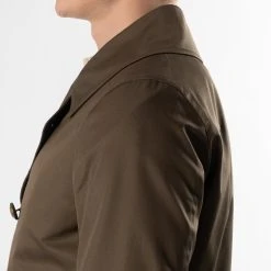 Sealup LUXURY COTTON TWILL PEACOAT ARMY 17 Sealup LUXURY COTTON TWILL PEACOAT ARMY -jupiter shop LUXURY COTTON TWILL PEACOAT ARMY JACKA SEALUP Jupiter Kungsgatan Norrlandsgatan Stockholm 6