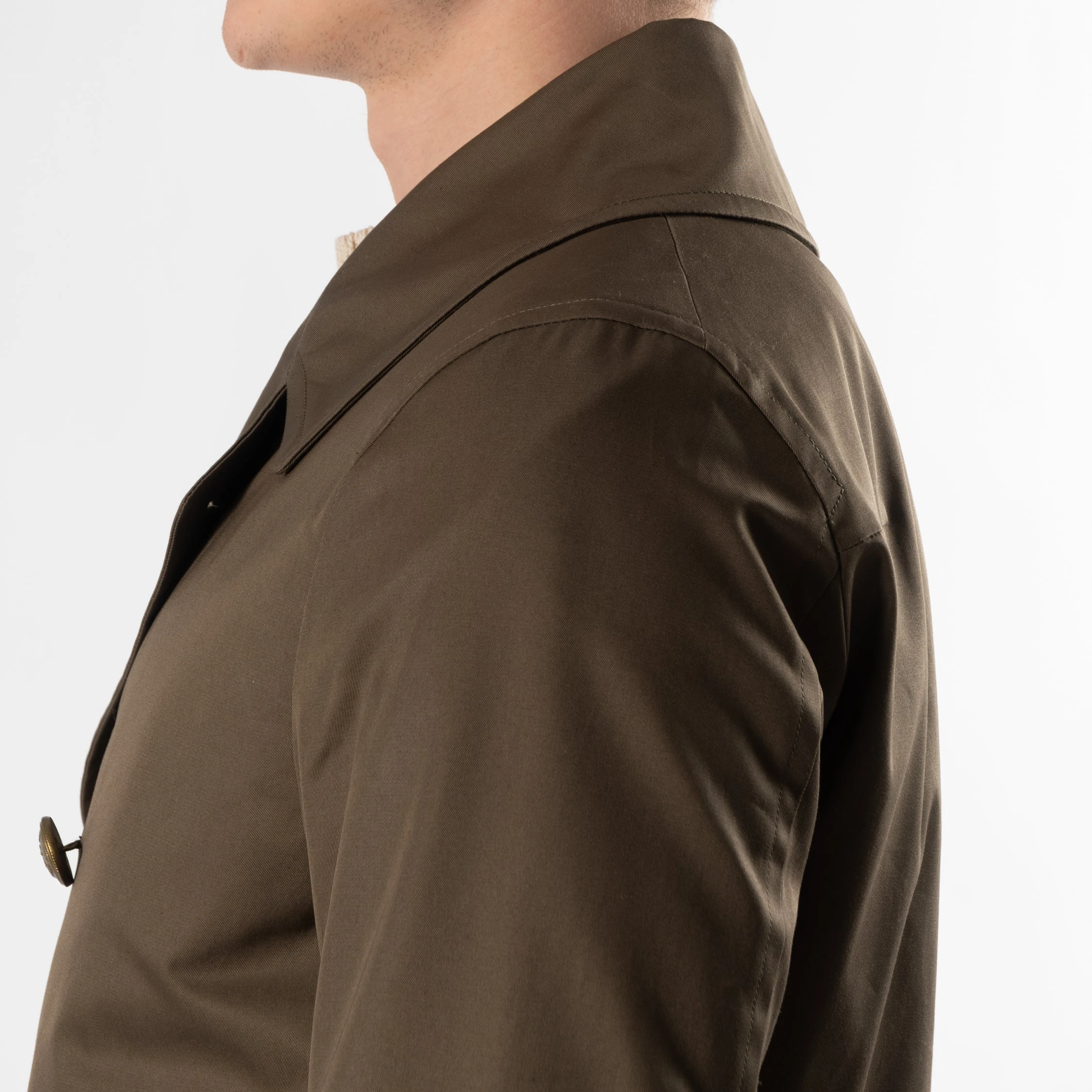 Sealup LUXURY COTTON TWILL PEACOAT ARMY 8 Sealup LUXURY COTTON TWILL PEACOAT ARMY - Bild 6