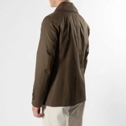 Sealup LUXURY COTTON TWILL PEACOAT ARMY 18 Sealup LUXURY COTTON TWILL PEACOAT ARMY -jupiter shop LUXURY COTTON TWILL PEACOAT ARMY JACKA SEALUP Jupiter Kungsgatan Norrlandsgatan Stockholm 7