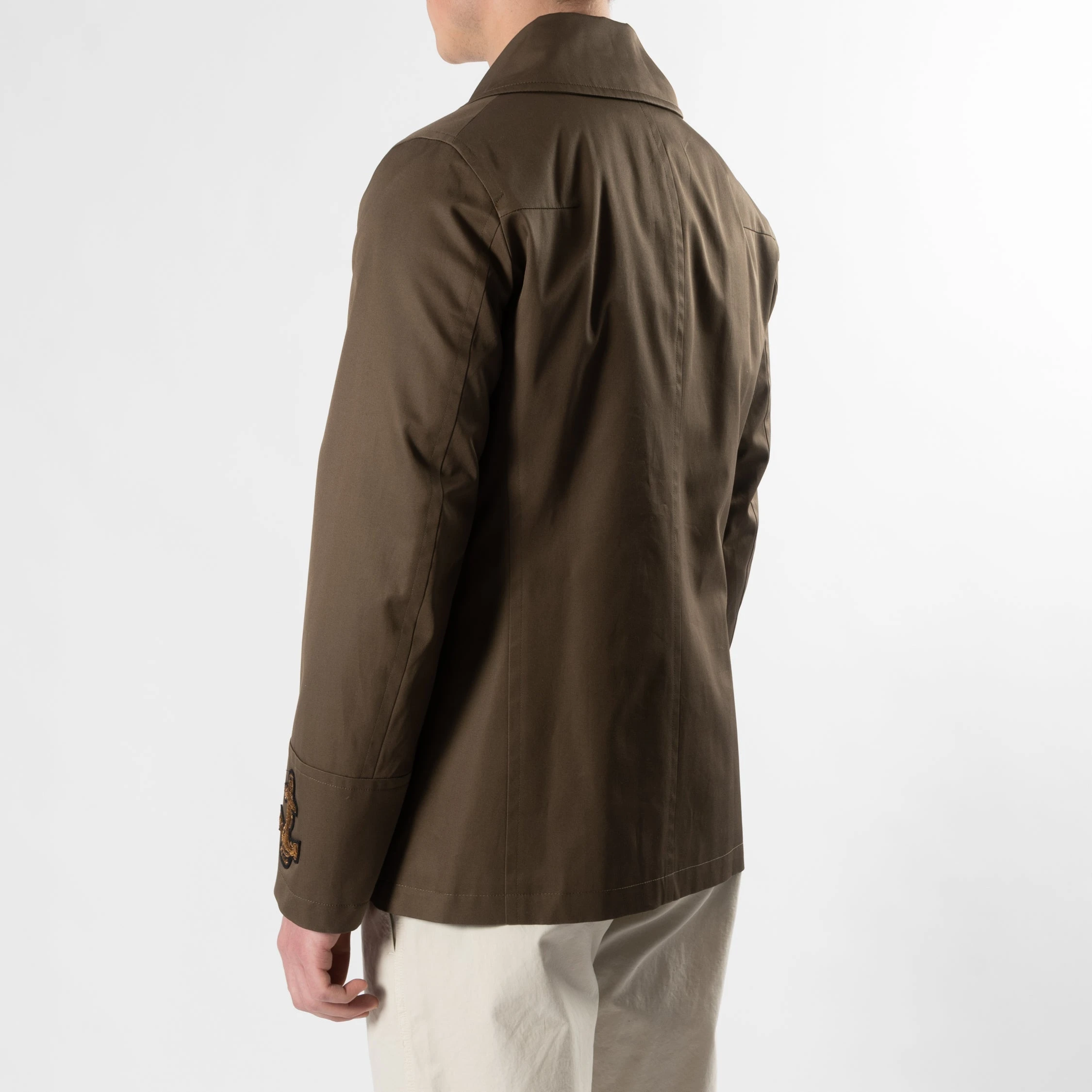 Sealup LUXURY COTTON TWILL PEACOAT ARMY 9 Sealup LUXURY COTTON TWILL PEACOAT ARMY - Bild 7