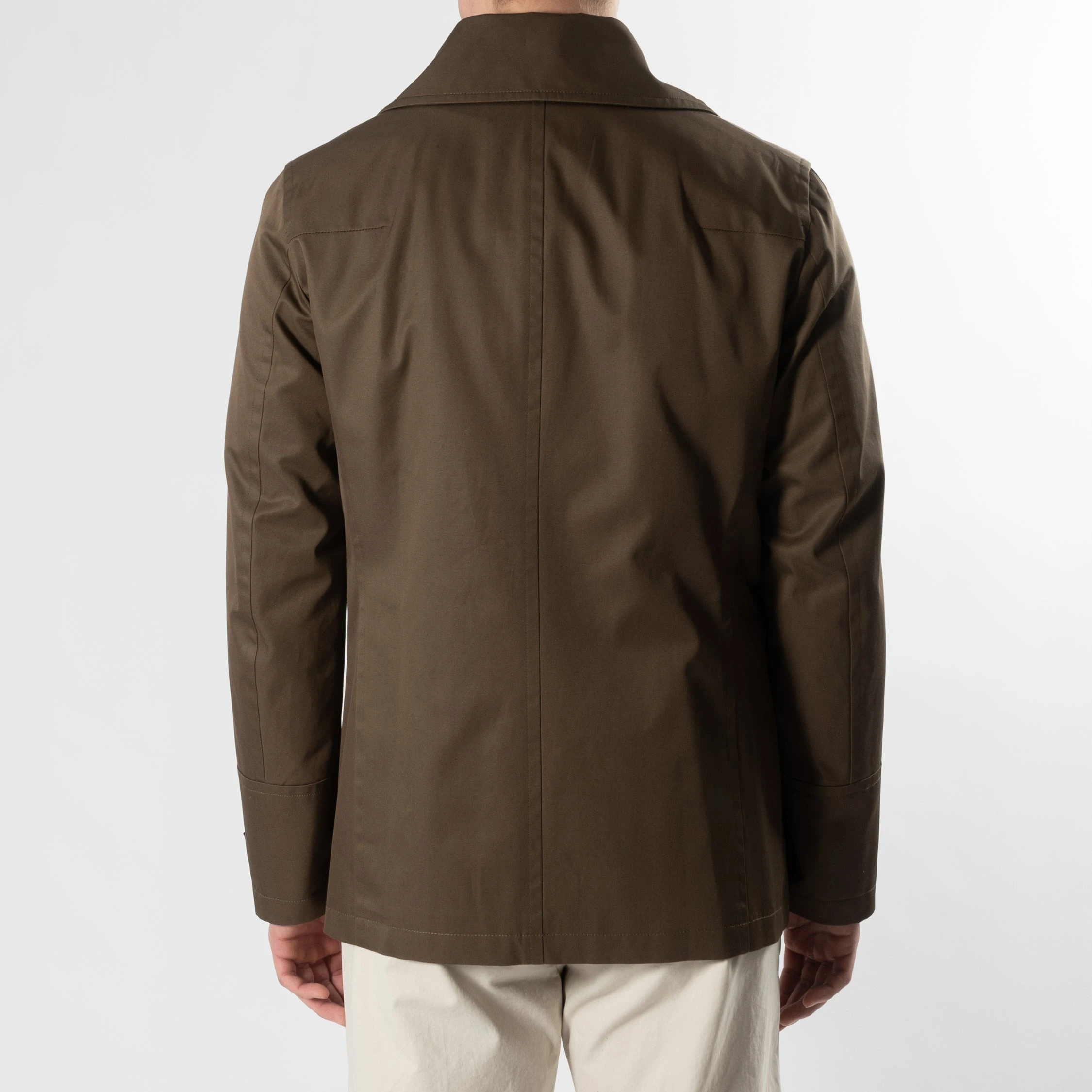 Sealup LUXURY COTTON TWILL PEACOAT ARMY 10 Sealup LUXURY COTTON TWILL PEACOAT ARMY - Bild 8