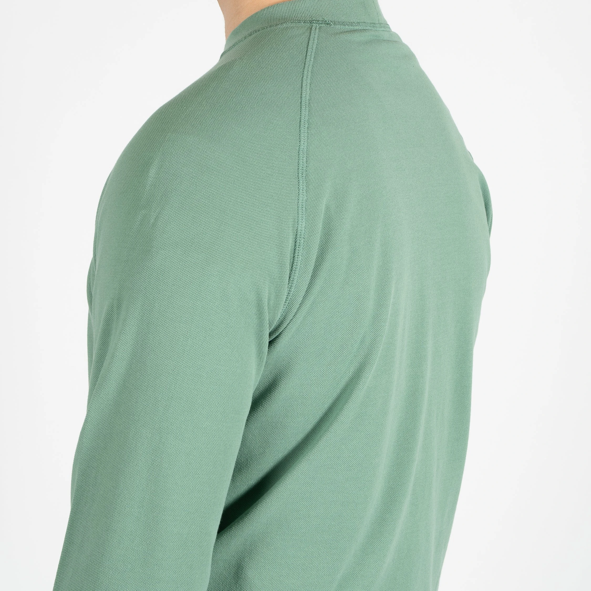 Filippo De Laurentiis LUXURY PIQUE CREWNECK SWEATER GREEN 7 Filippo De Laurentiis LUXURY PIQUE CREWNECK SWEATER GREEN - Bild 5