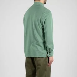 Filippo De Laurentiis LUXURY PIQUE JERSEY SHIRT GREEN -jupiter shop LUXURY PIQUE JERSEY SHIRT GREEN SKJORTA FILIPPO DE LAURENTIIS Jupiter Kungsgatan Norrlandsgatan Stockholm 5