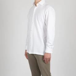 Filippo De Laurentiis LUXURY PIQUE JERSEY SHIRT WHITE 13 Filippo De Laurentiis LUXURY PIQUE JERSEY SHIRT WHITE -jupiter shop LUXURY PIQUE JERSEY SHIRT WHITE SKJORTA FILIPPO DE LAURENTIIS Jupiter Kungsgatan Norrlandsgatan Stockholm 5