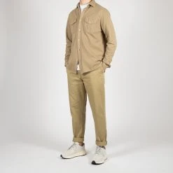 Filippo De Laurentiis LUXURY PIQUE JERSEY SHIRT WTIH POCKETS SAND -jupiter shop LUXURY PIQUE JERSEY SHIRT WTIH POCKETS SAND SKJORTA FILIPPO DE LAURENTIIS Jupiter Kungsgatan Norrlandsgatan Stockholm 8