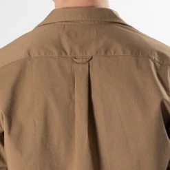 Lardini MAN SHIRT DARK BEIGE -jupiter shop MAN SHIRT DARK BEIGE HYBRIDSKJORTA LARDINI Jupiter Kungsgatan Norrlandsgatan Stockholm 7