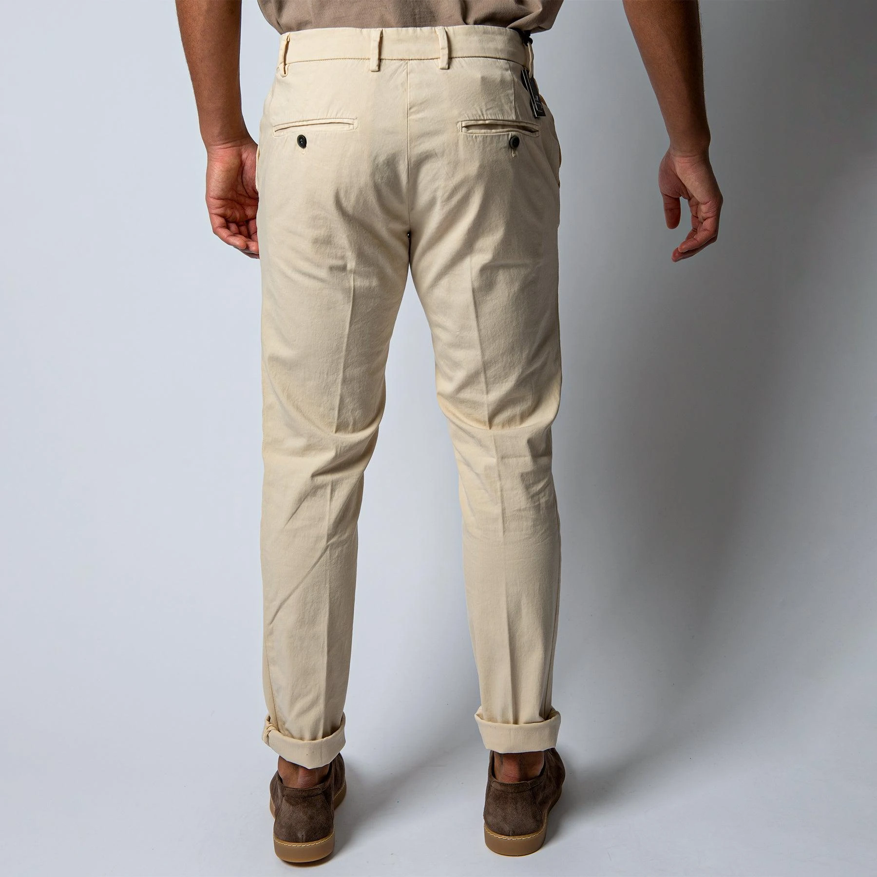 MASON'S MILANO COTTON ELASTAN TROUSERS OFF WHITE 6 MASON'S MILANO COTTON ELASTAN TROUSERS OFF WHITE - Bild 4