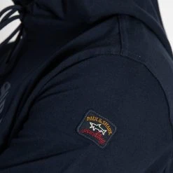 Paul&Shark MEN'S KNITTED HOODIE C.W. COTTON BLUE 8 Paul&Shark MEN'S KNITTED HOODIE C.W. COTTON BLUE -jupiter shop MENS KNITTED HOODIE CW COTTON BLUE TROJA PAUL SHARK Jupiter Kungsgatan Norrlandsgatan Stockholm 3