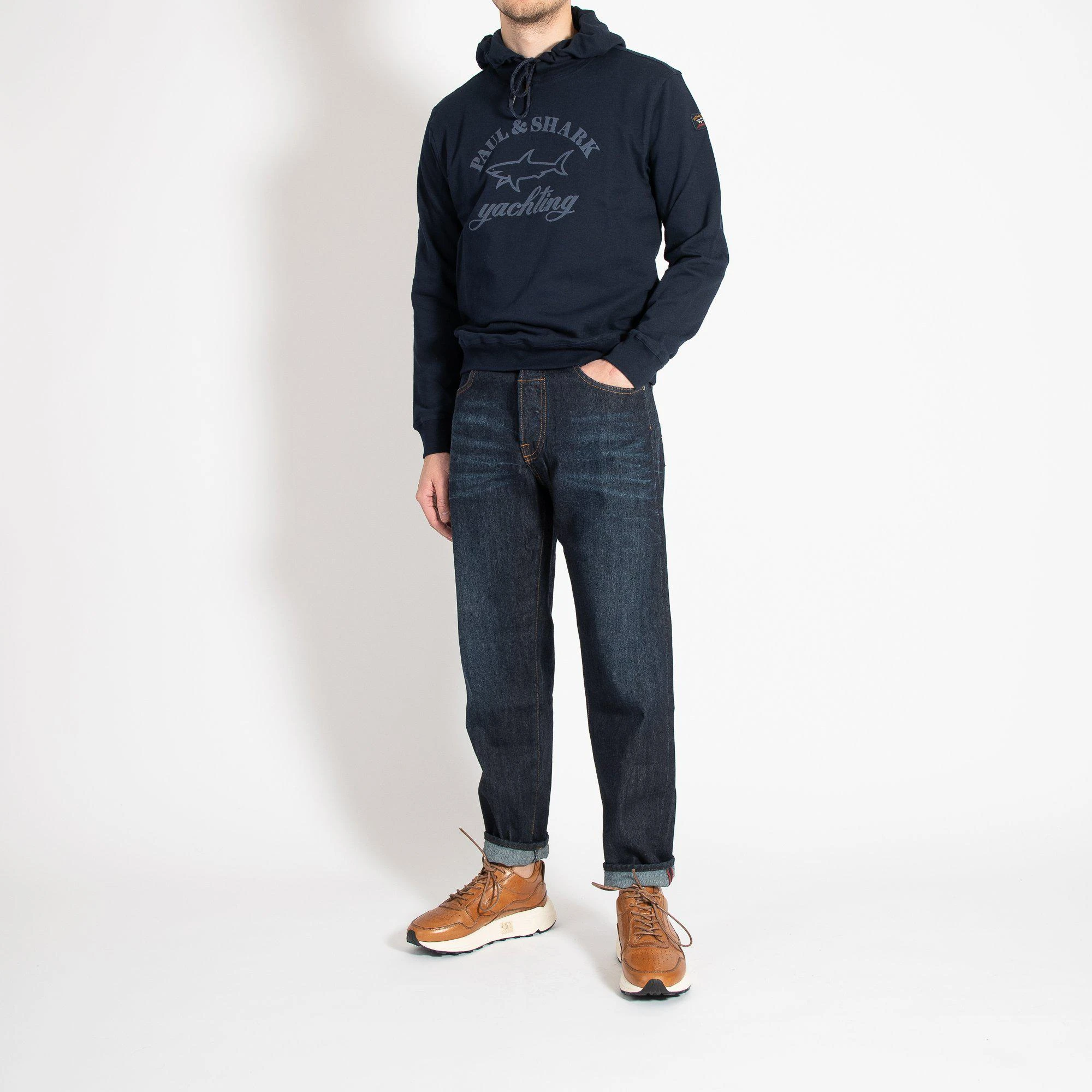 Paul&Shark MEN'S KNITTED HOODIE C.W. COTTON BLUE 6 Paul&Shark MEN'S KNITTED HOODIE C.W. COTTON BLUE - Bild 4