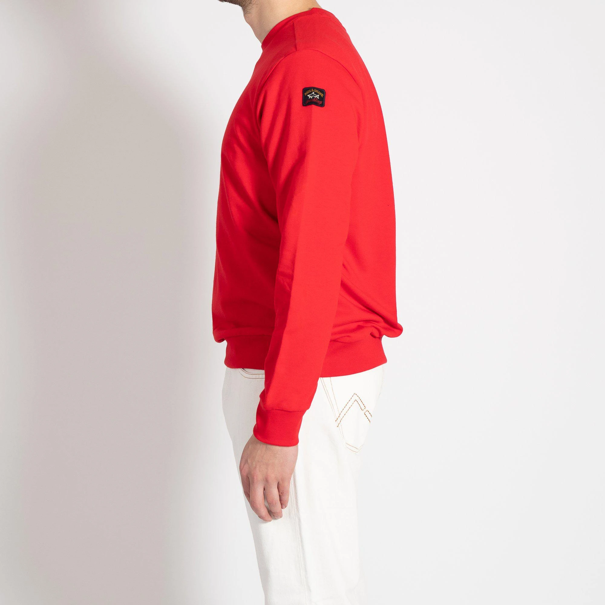 Paul&Shark MEN'S KNITTED ROUNDNECK C.W. COTTON RED 5 Paul&Shark MEN'S KNITTED ROUNDNECK C.W. COTTON RED - Bild 3