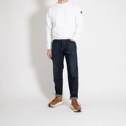 Paul&Shark MEN'S KNITTED ROUNDNECK C.W. COTTON WHITE -jupiter shop MENS KNITTED ROUNDNECK CW COTTON WHITE TROJA PAUL SHARK Jupiter Kungsgatan Norrlandsgatan Stockholm 6