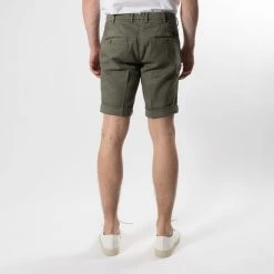 MASON'S MILANO 1 PINCE SHORTS ARMY -jupiter shop MILANO 1 PINCE SHORTS ARMY BYXA MASONS Jupiter Kungsgatan Norrlandsgatan Stockholm 6
