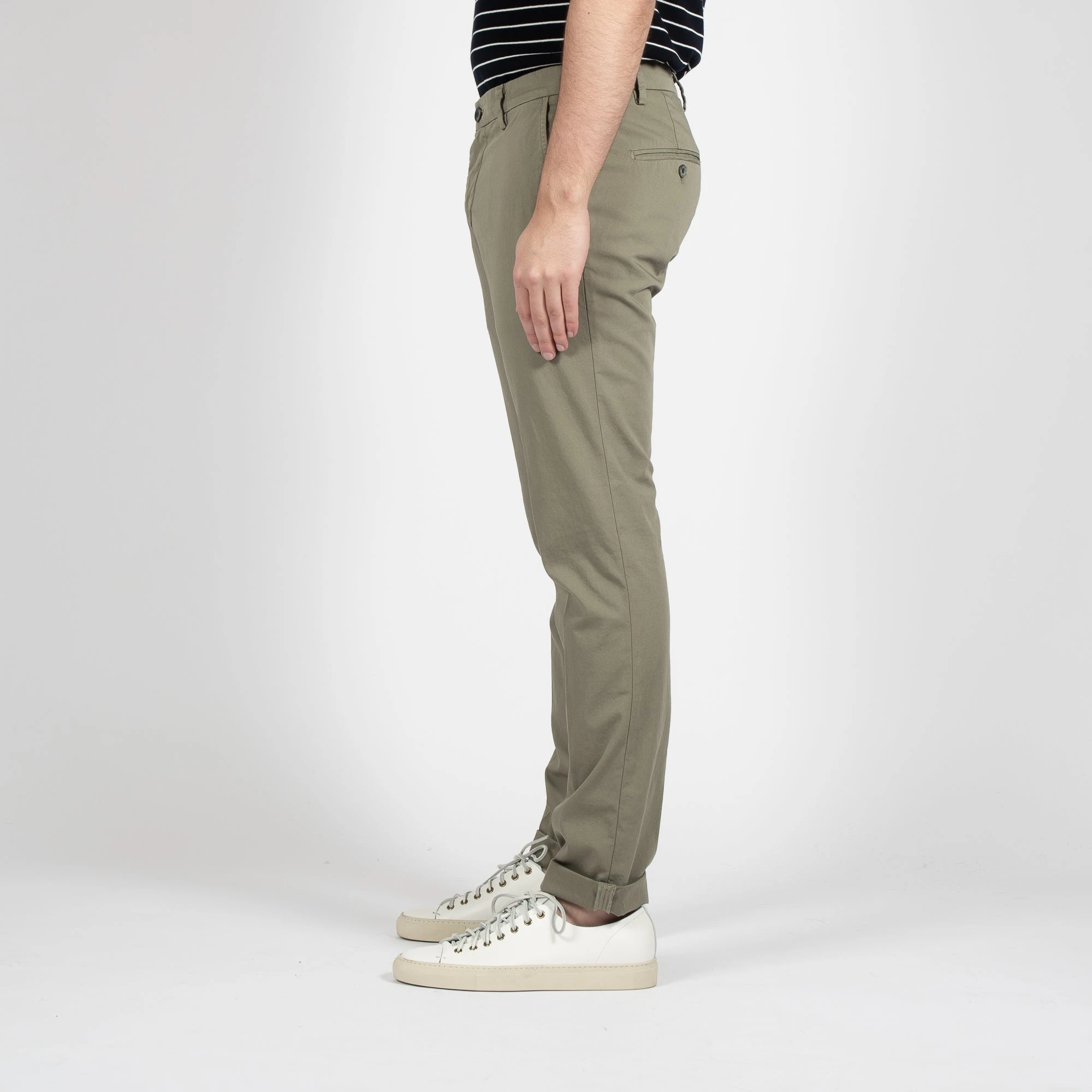 MASON'S MILANO COTTON ELASTAN TROUSER GREEN 6 MASON'S MILANO COTTON ELASTAN TROUSER GREEN - Bild 4