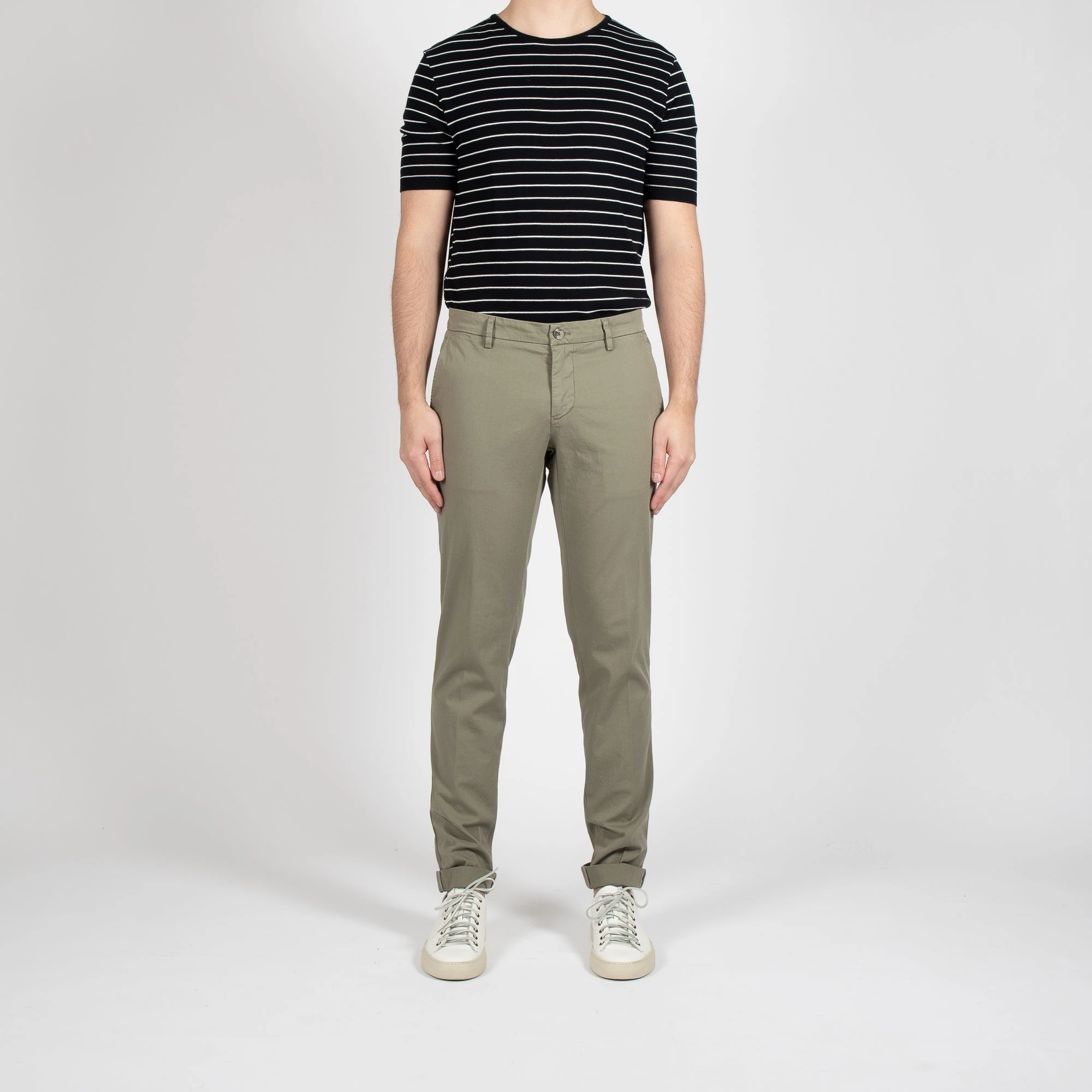 MASON'S MILANO COTTON ELASTAN TROUSER GREEN 9 MASON'S MILANO COTTON ELASTAN TROUSER GREEN - Bild 7