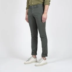 MASON'S MILANO GOOSE EYE COTTON TROUSER D.GREEN -jupiter shop MILANO GOOSE EYE COTTON TROUSER DGREEN BYXA MASONS Jupiter Kungsgatan Norrlandsgatan Stockholm 2