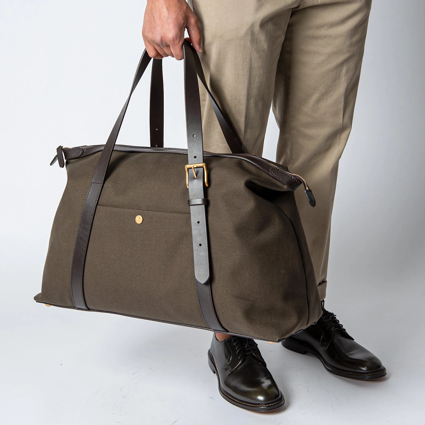 MISMO MS HOLDALL ARMY/DARK BROWN 3 MISMO MS HOLDALL ARMY/DARK BROWN
