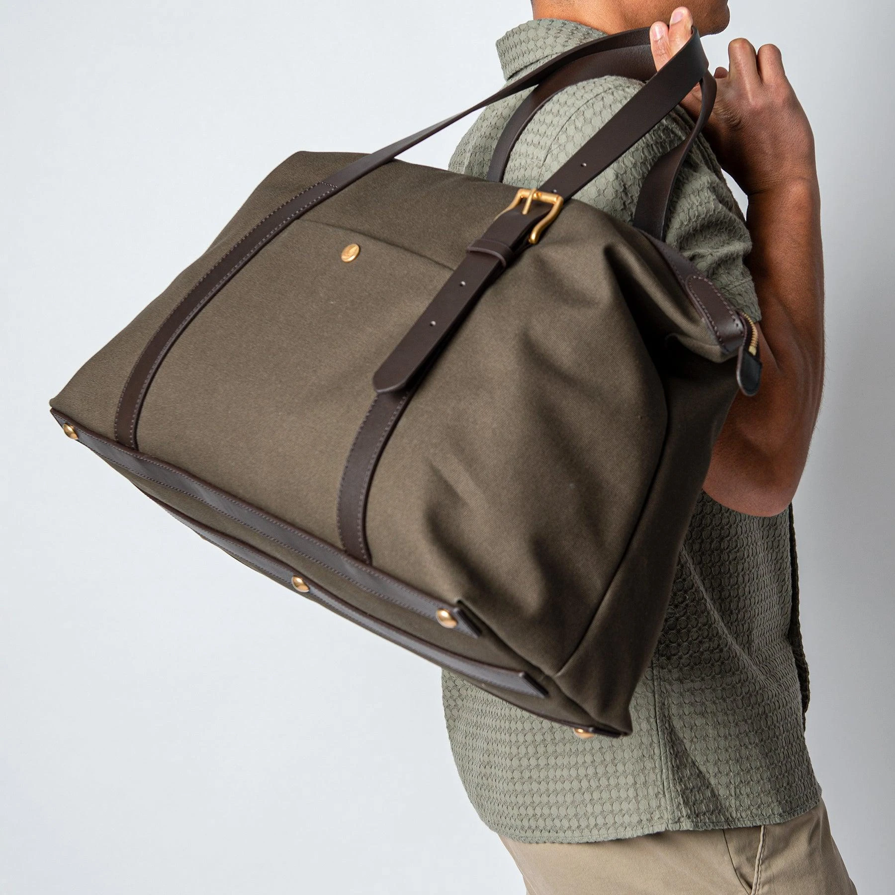 MISMO MS HOLDALL ARMY/DARK BROWN 6 MISMO MS HOLDALL ARMY/DARK BROWN - Bild 4