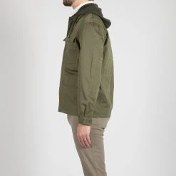 Universal Works MW TWILL FATIGUE JACKET LIGHT OLIVE -jupiter shop MW TWILL FATIGUE JACKET LIGHT OLIVE JACKA UNIVERSAL WORKS Jupiter Kungsgatan Norrlandsgatan Stockholm 6