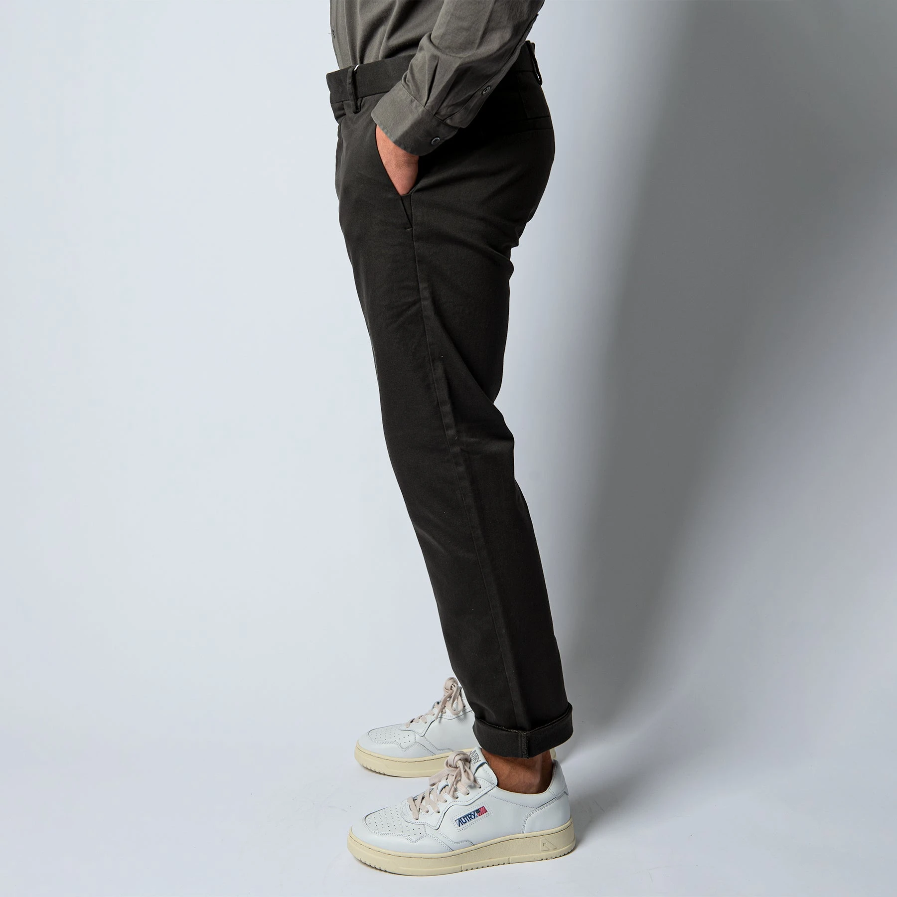 NN07 THEO COTTON STRETCH TROUSER ARMY 5 NN07 THEO COTTON STRETCH TROUSER ARMY - Bild 3