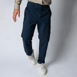 NN07 THEODOR TROUSERS NAVY BLUE