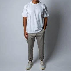 NN07 THEO COTTON STRETCH TROUSER GREY -jupiter shop NN07CHINO 1