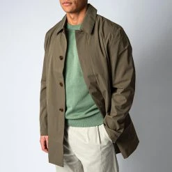 NN07 KIM WATERPROOF CAR COAT KHAKI GREY