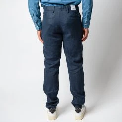 NN07 KARL LINEN TROUSERS NAVY BLUE 12 NN07 KARL LINEN TROUSERS NAVY BLUE -jupiter shop NN07LINNEBYXA 6
