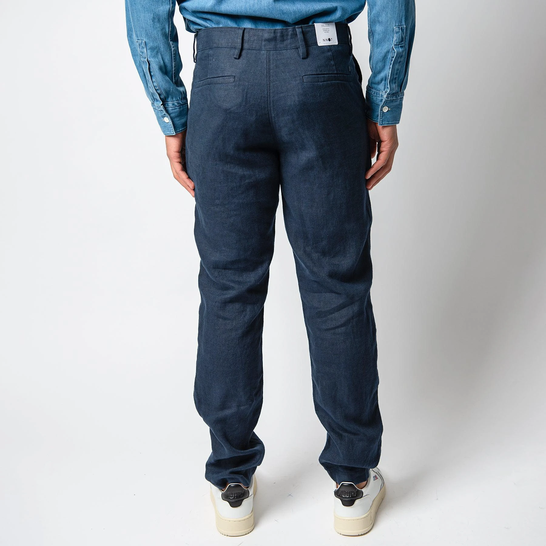 NN07 KARL LINEN TROUSERS NAVY BLUE 7 NN07 KARL LINEN TROUSERS NAVY BLUE - Bild 5