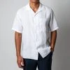 NN07 JULIO SS LINEN SHIRT WHITE -jupiter shop NN07LINNESKJORTA 4