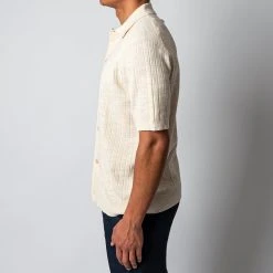 NN07 NOLAN KNITTED POLO ECRU -jupiter shop NN07POLO 5