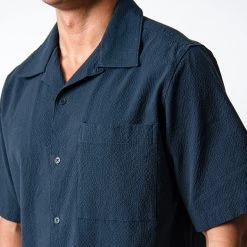 NN07 JULIO SS SHIRT NAVY BLUE