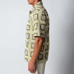 NN07 JULIO CROCHET SHIRT PALE GREEN -jupiter shop NN07SKJORTA 4 9037ebbc 4f6c 4a20 a588 0f6dbde838b6