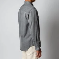 NN07 COHEN SHIRT GREY DENIM -jupiter shop NN07SKJORTA 6