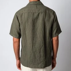 NN07 JULIO SS LINEN SHIRT KHAKI ARMY -jupiter shop NN07SKJORTA 6 99f55814 231c 42b8 83bf a48723917cb0